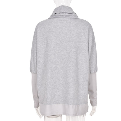 High Collar Long Sleeve Sweatshirts T-Shirts Blouses