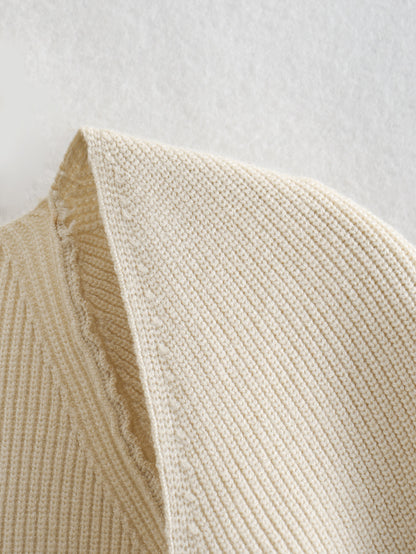 Knit Square Collar Sweaters Shirts Crop Tops Blouses