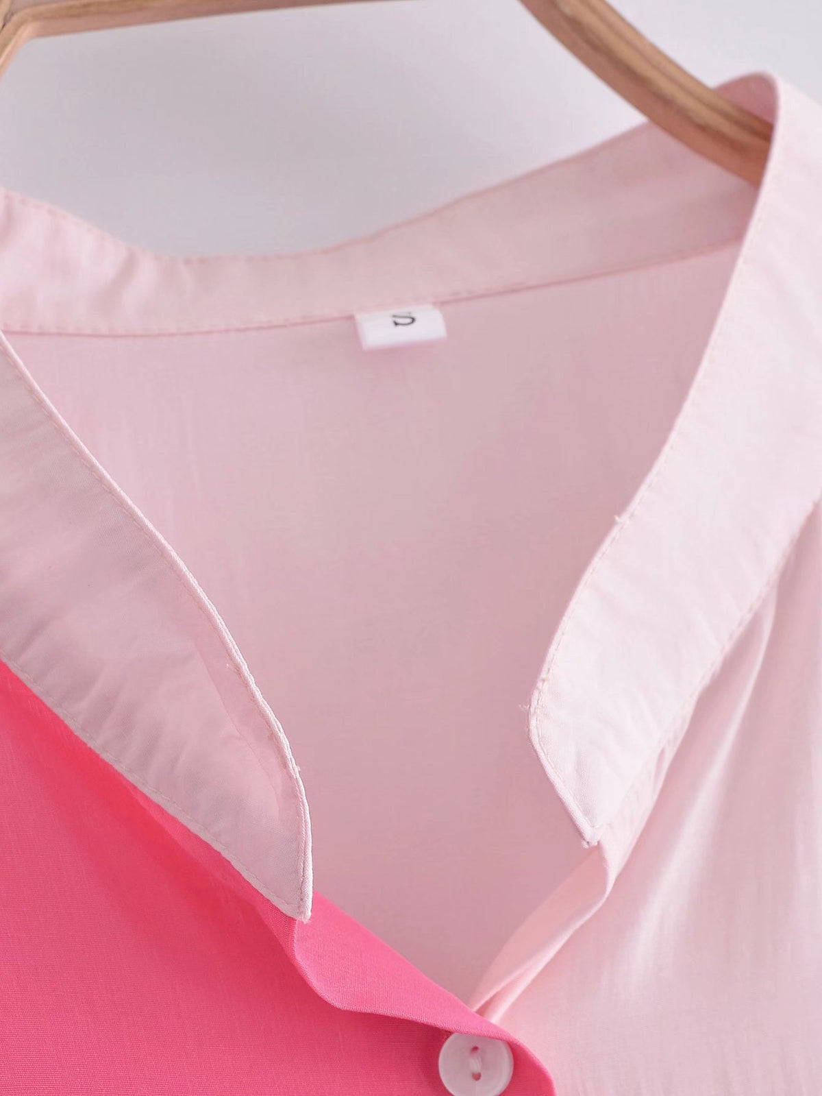 Splicing Shirred Frill Ruffles Sleeve Shirts Mini Dresses