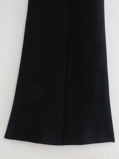 Backless Halter Knit Party Maxi Midi Dresses