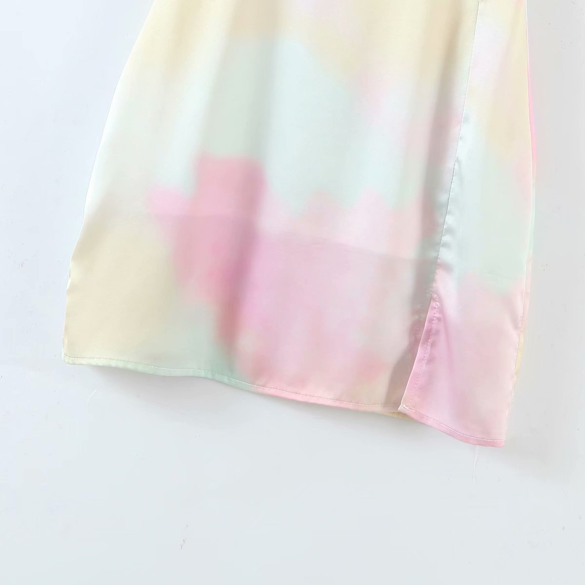 Backless Strappy Tie Dye Lace-up Party Bodycon Mini Dresses