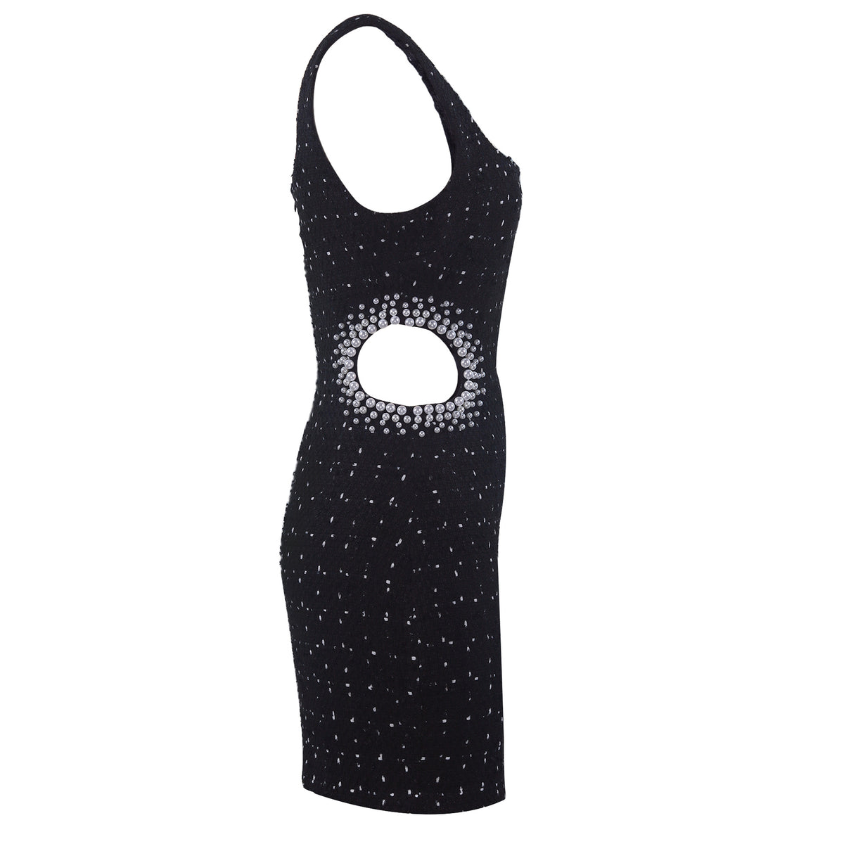 Fashion Party Beads Decoration Bodycon Mini Dresses