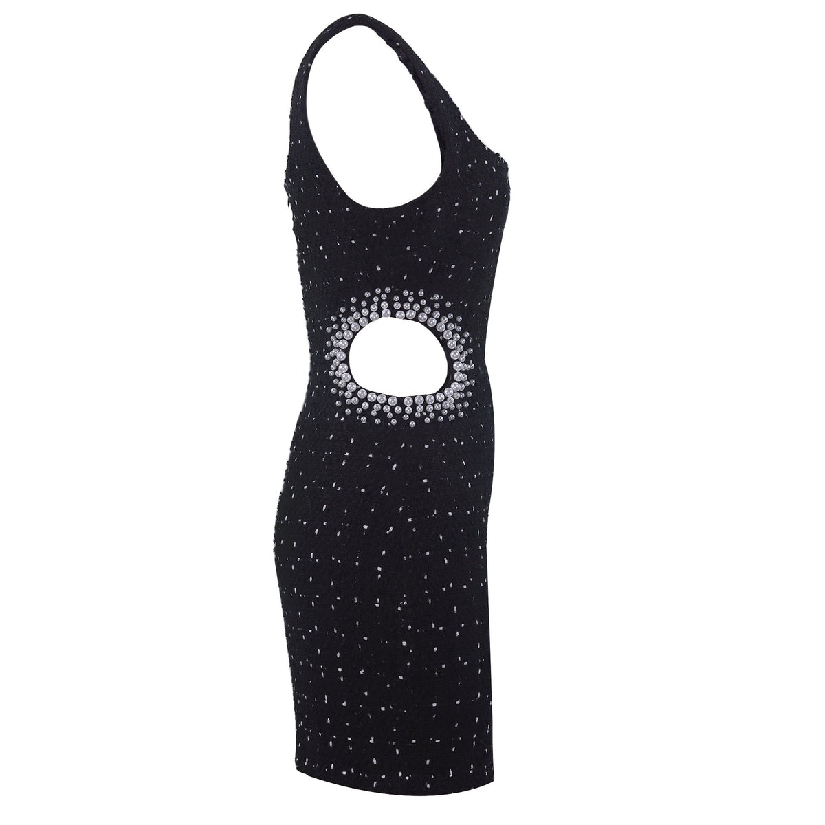 Fashion Party Beads Decoration Bodycon Mini Dresses