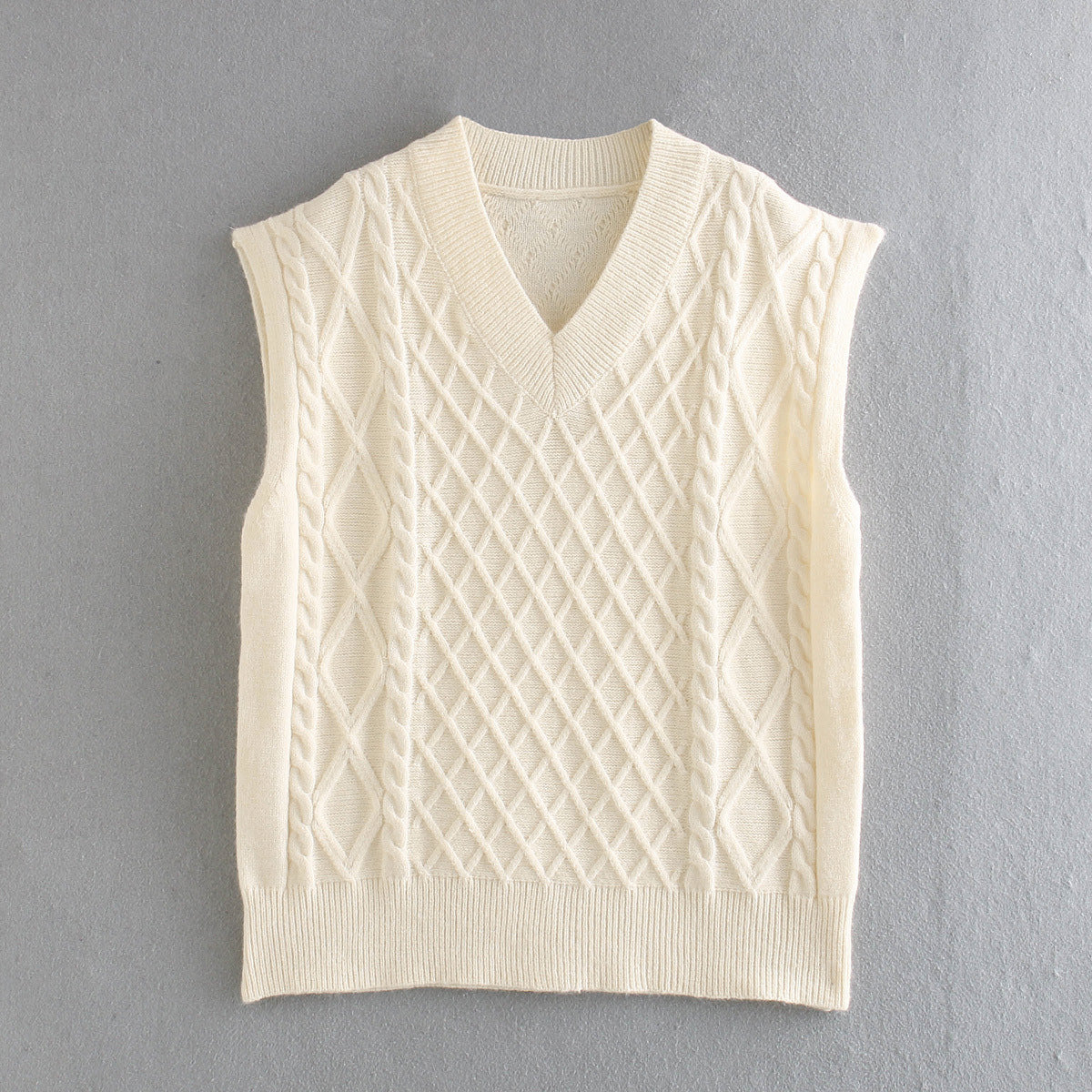 Knit V-neck Vest Sweaters Camis Tank Tops
