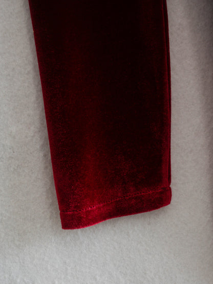 Red Square Collar Vintage Velvet Party Bodycon Mini Dresses