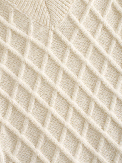 Knit V-neck Vest Sweaters Camis Tank Tops
