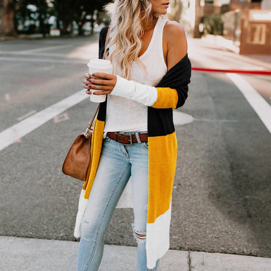 Women‘s Long Open Cardigan Sweater