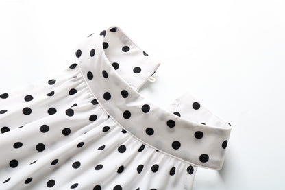 Vacation Halter Polka Dot Floral Maxi Dresses