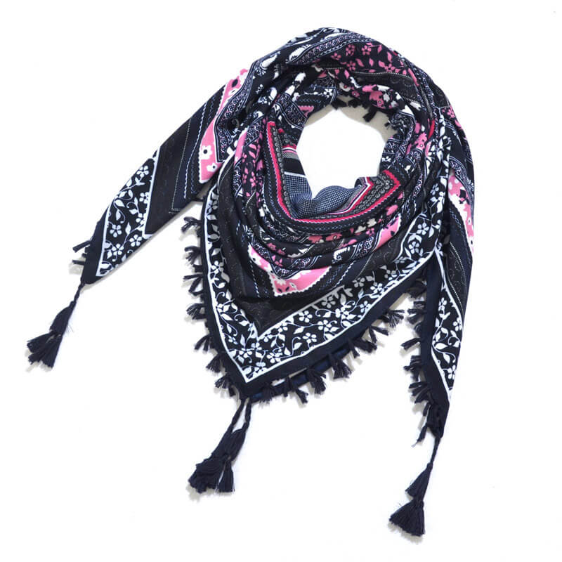 Bohemian Shawl Scarf Tribal Jacquard Fringed Ethnic Shawl Scarf For Women Blankets Shawl Ponchos Capes 115x115