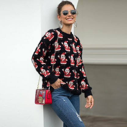 Christmas Santa Claus Long Sleeve Sweater