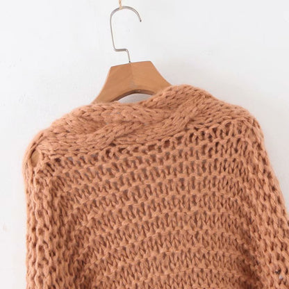 Women‘s Tassel Knitted Coat