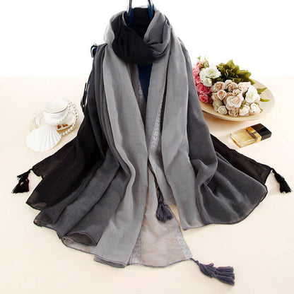 Lightweight Casual Silk Silkly Scarf for Women Scarves Women