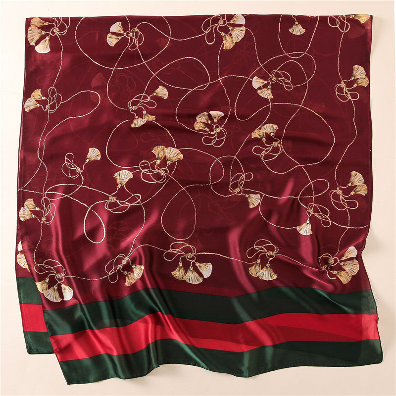Elegant Fashion Silk Scarf Shawl Wrap for Women Ladies Girls 90x180