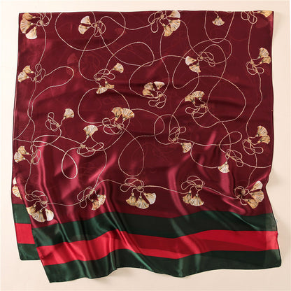 Elegant Fashion Silk Scarf Shawl Wrap for Women Ladies Girls 90x180