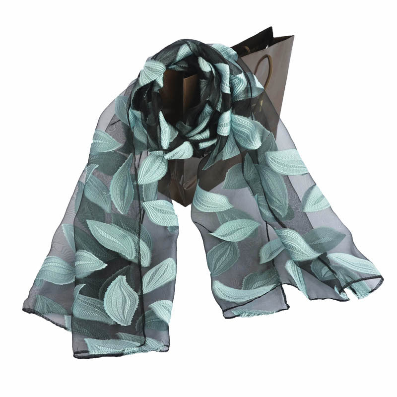 Ethnic Flower Print Long Scarf Shawl Fringed Scarves for Women Ladies Girls 70x180