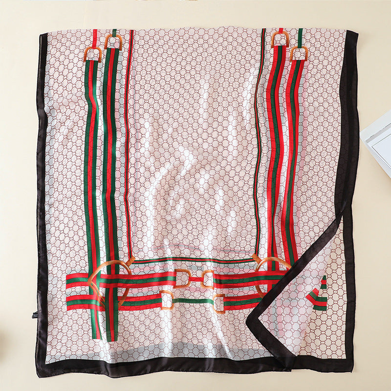Silk Scarf Shawl Wrap for Women Ladies Girls 90x180