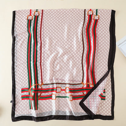 Silk Scarf Shawl Wrap for Women Ladies Girls 90x180