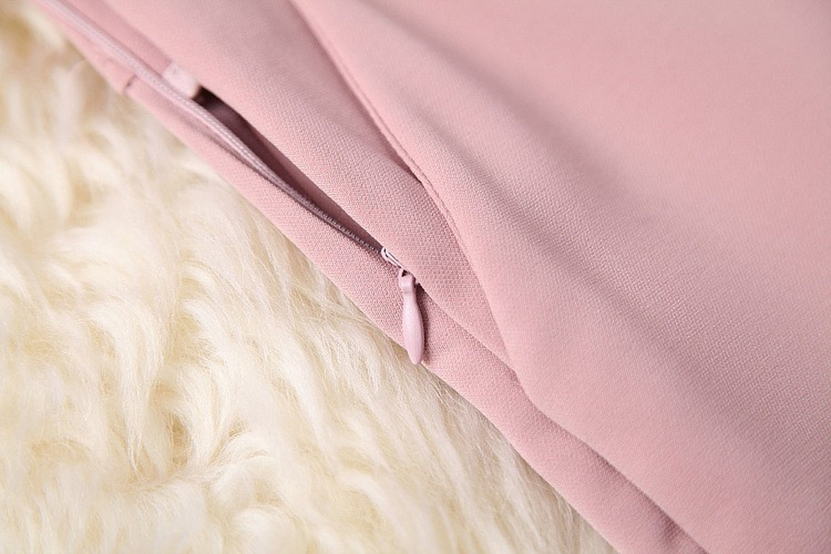 Ruffled Hem Blazers Splicing Chiffon Sleeve and Pants Two-piece Set