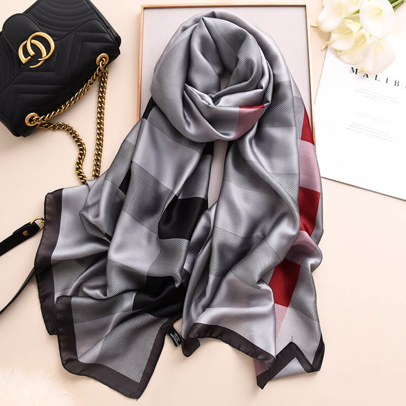 Stylish British Plaid Warm Long Thick Scarfs for Women Vogue Scarf Scarves Women