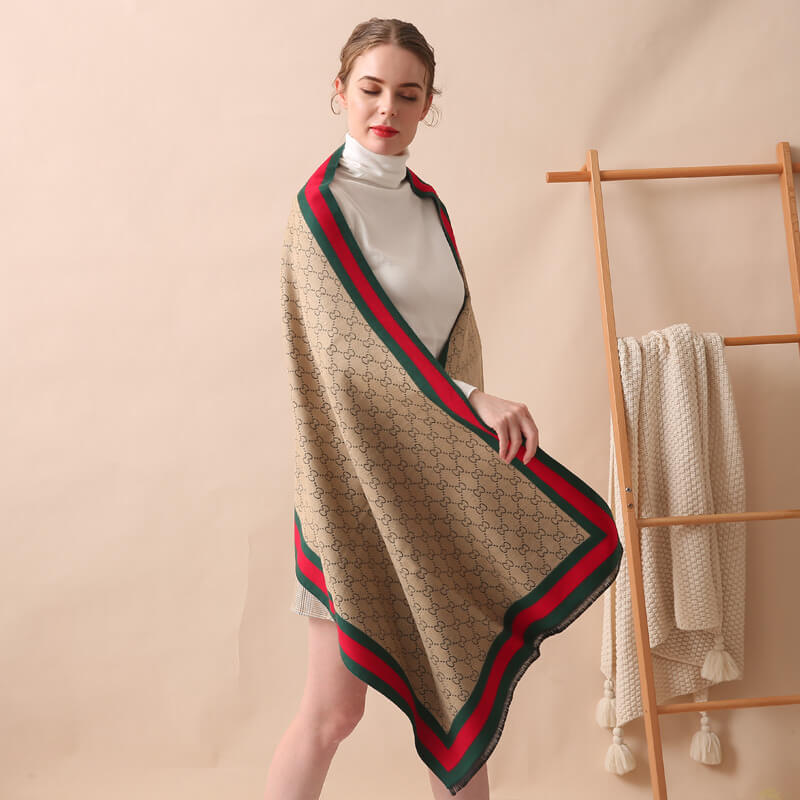 Tassel Casual Scarf for Women Thick Scarves