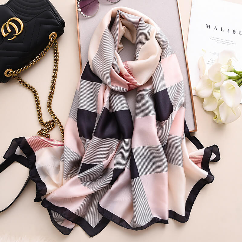 Stylish British Plaid Warm Long Thick Scarfs for Women Vogue Scarf Scarves Women