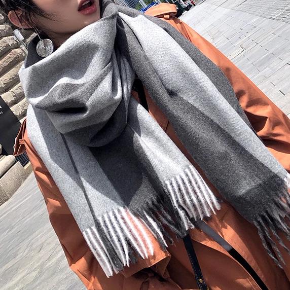 Warm Cashmere Thick Scarf Shawl Wrap for Women Ladies Girls 70x200