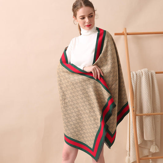 Tassel Casual Scarf for Women Thick Scarves
