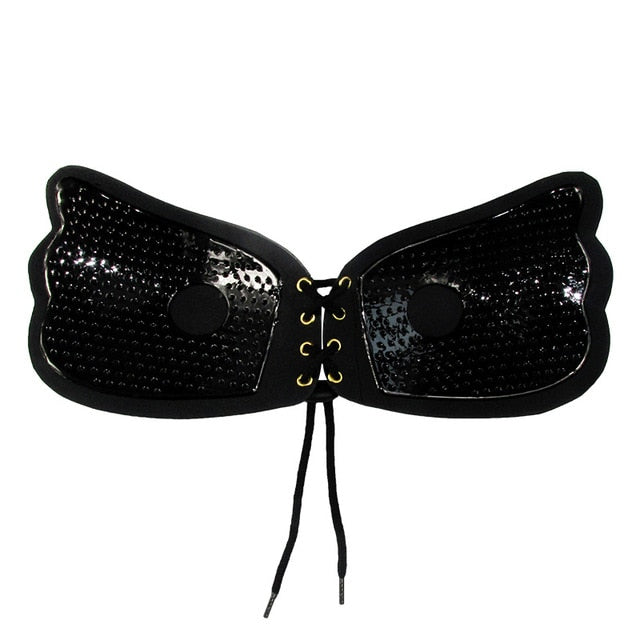 Invisible Bra Super Push Up Seamless Self-Adhesive Sticky Wedding Party Front Strapless Fly Bra